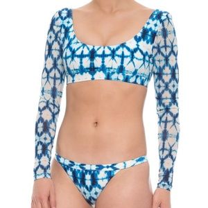 Cikada Australia Size 10 Tie Dye Rash Guard Bikini